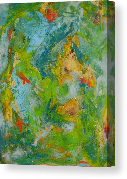 Autumn Symphony 1 Canvas Print featuring the painting Autumn Symphony 1 by Therese Legere