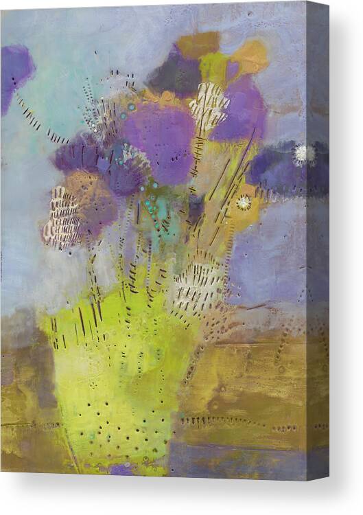 Botanical Canvas Print featuring the painting Blumen I by Sue Jachimiec