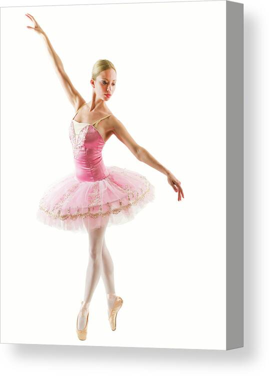 Ballet Dancer Canvas Print featuring the photograph Classical Ballerina by Ozgurdonmaz