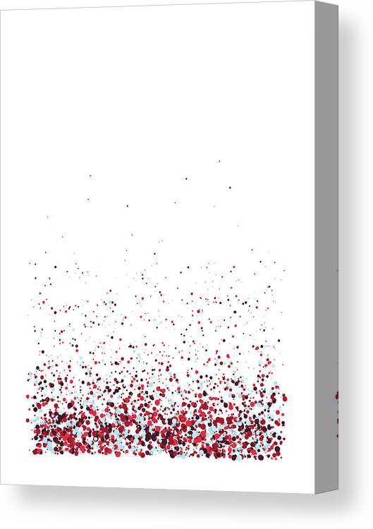 Dots Canvas Print featuring the digital art Effervesce 2 by Scott Norris