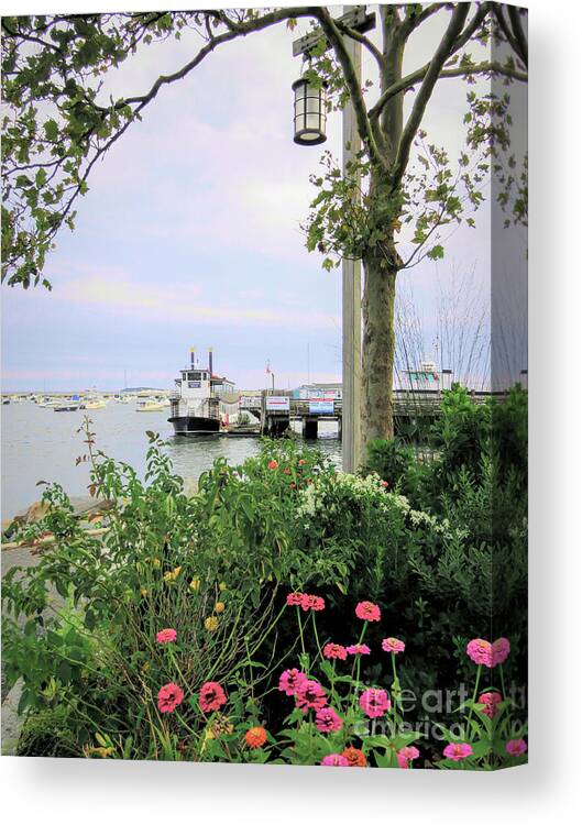 Plymouth Ma Canvas Print featuring the photograph End of Summer by Janice Drew