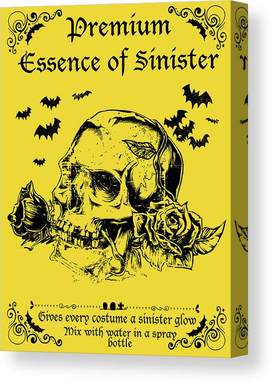 Essence Canvas Print featuring the digital art Essence of Sinister by Long Shot