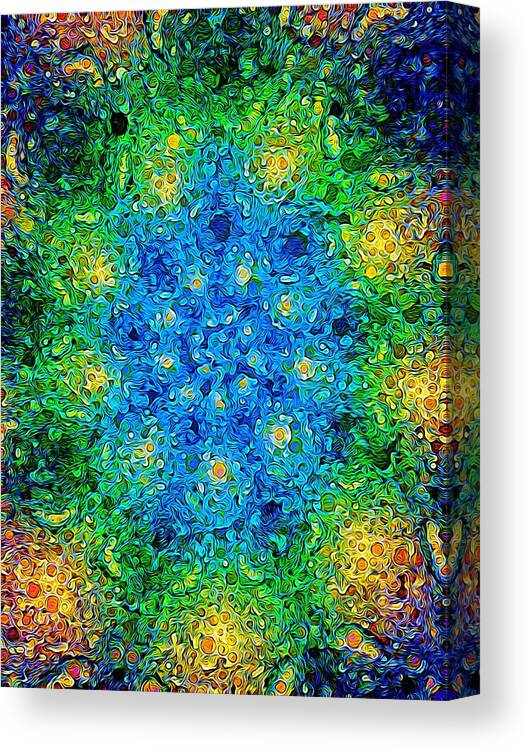 Spiral Canvas Print featuring the digital art Good Morning Spring by Nick Heap