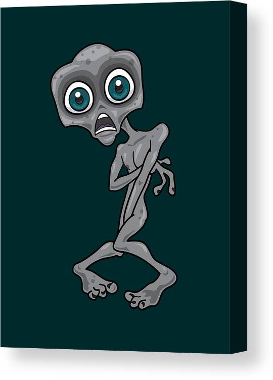 Alien Canvas Print featuring the photograph Got Probed? by John Schwegel