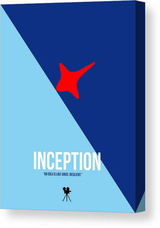 Inception Canvas Print featuring the digital art Inception by Naxart Studio