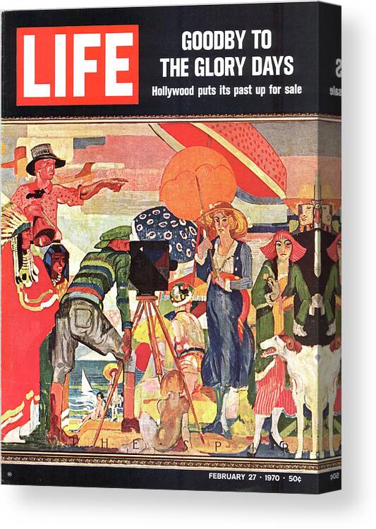 Mural Canvas Print featuring the photograph LIFE Cover: February 27, 1970 by Henry Groskinsky