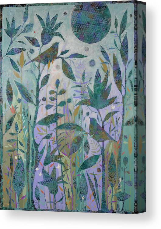 Misty Morning Magic Canvas Print featuring the painting Misty Morning Magic by Sue Davis