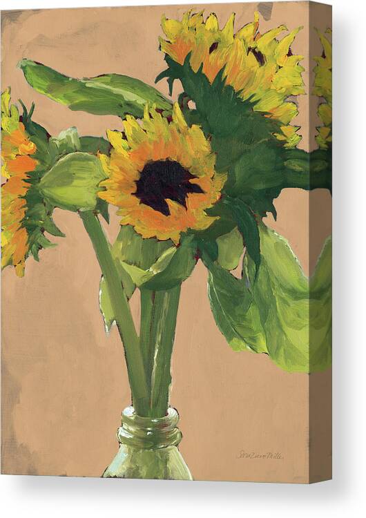 Autumn Canvas Print featuring the painting Sunny by Sara Zieve Miller