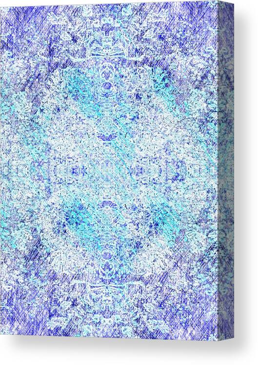 Abstract Canvas Print featuring the photograph Telephone Abstract 8 by Judy Kennedy