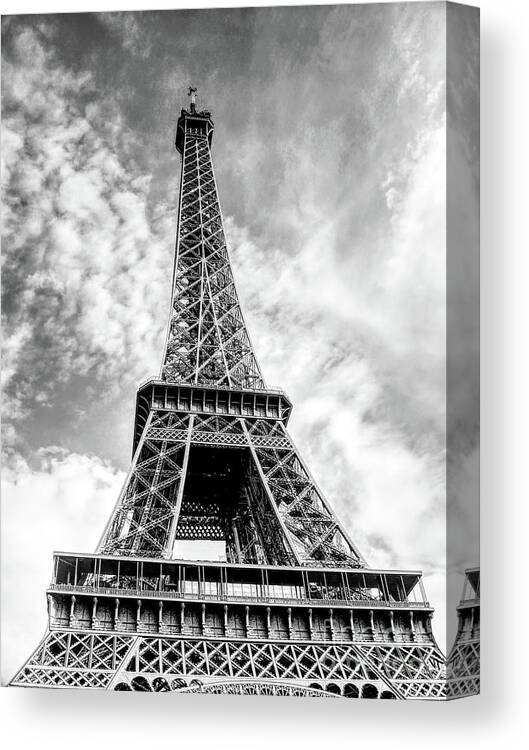 The Beauty Of The Eiffel Tower Canvas Print Canvas Art By Celine Bisson