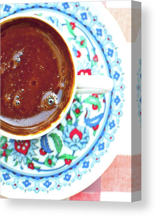 Istanbul Canvas Print featuring the photograph Turkish Coffee by Noelia Hn