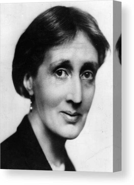 People Canvas Print featuring the photograph Virginia Woolf by Hulton Archive