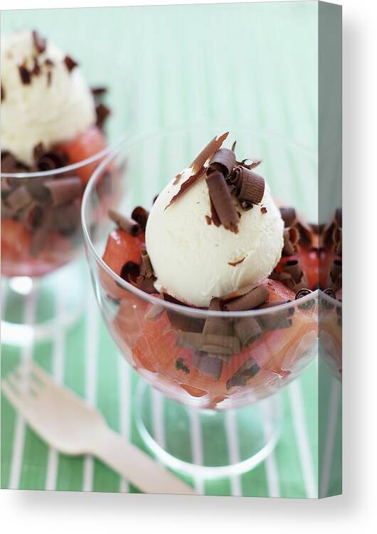 Photo & Art Print Vanilla Ice Cream Scoops
