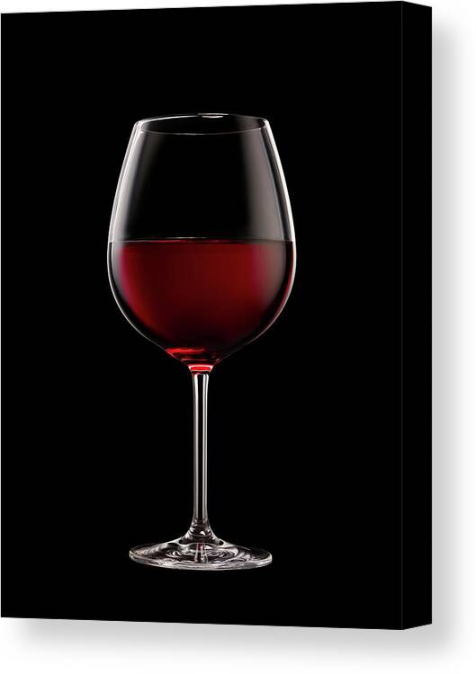 Alcohol Canvas Print featuring the photograph Wineglass Xxxl by Jamesachard