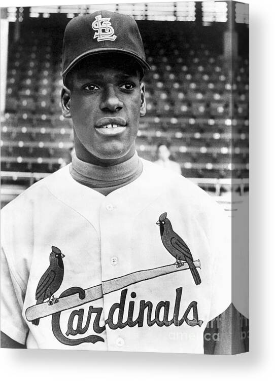 St. Louis Cardinals Canvas Print featuring the photograph Bob Gibson #1 by National Baseball Hall Of Fame Library