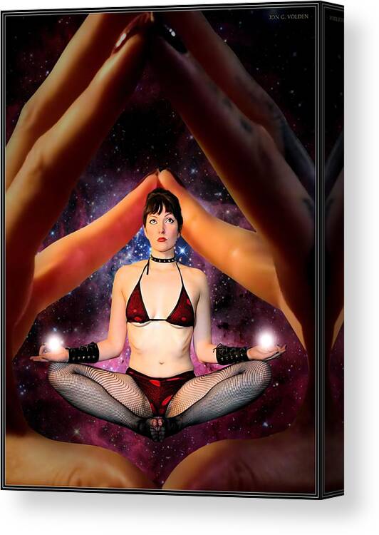 Fantasy Canvas Print featuring the photograph Cosmic Balance by Jon Volden