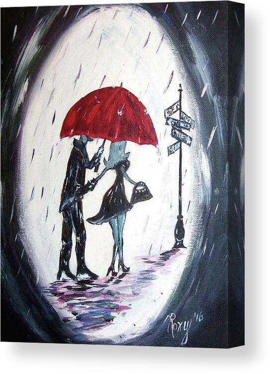 Gentleman Canvas Print featuring the painting The Gentleman by Roxy Rich