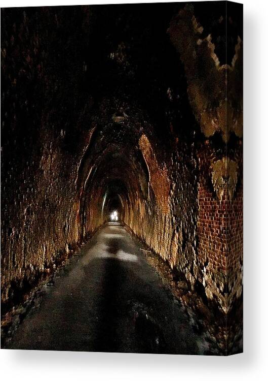  Canvas Print featuring the photograph Crozet Blue Ridge Tunnel #2 by Stephen Dorton
