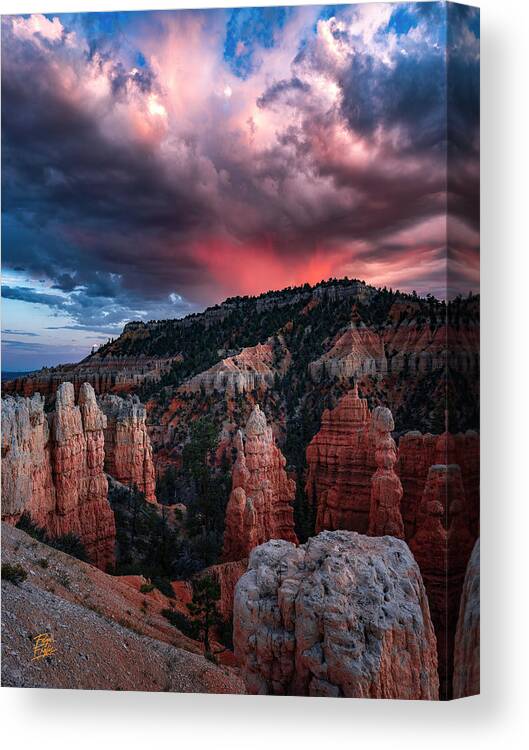 2018 Canvas Print featuring the photograph Eruption #2 by Edgars Erglis