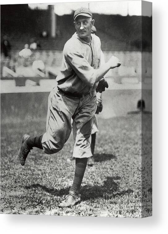 Sports Ball Canvas Print featuring the photograph Honus Wagner #2 by National Baseball Hall Of Fame Library