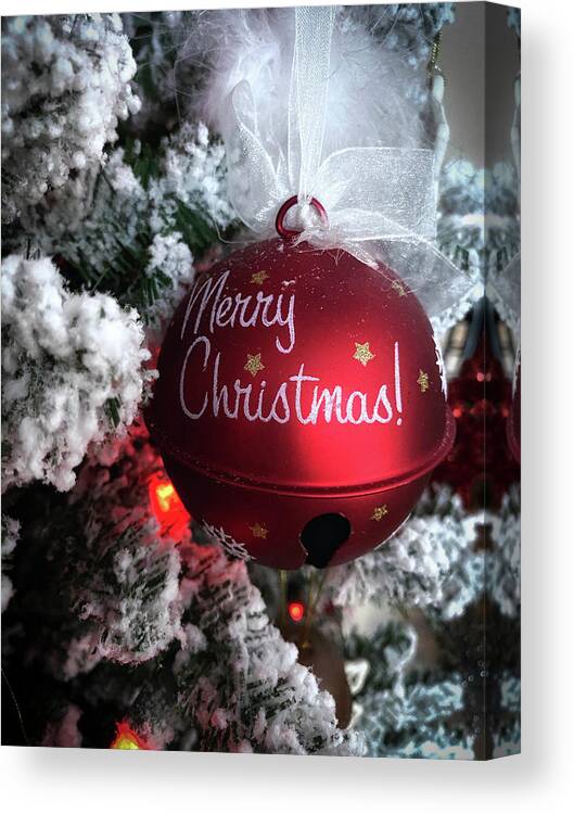 Christmas Canvas Print featuring the photograph Merry Christmas #2 by Steph Gabler