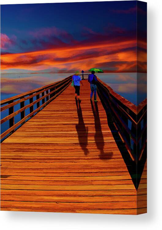 Photography Canvas Print featuring the photograph Old Friends #2 by Paul Wear