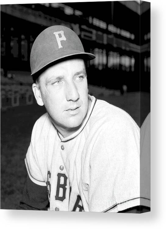People Canvas Print featuring the photograph Ralph Kiner #3 by Kidwiler Collection