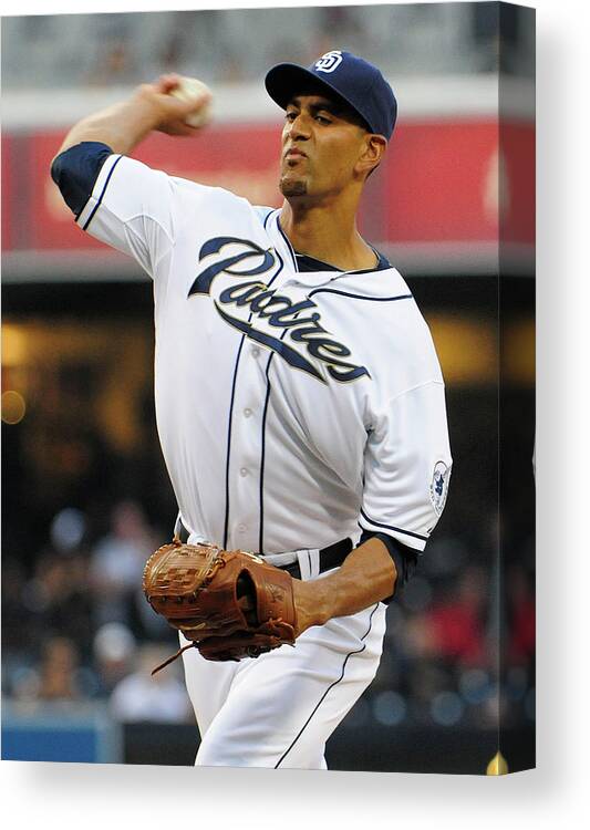 California Canvas Print featuring the photograph Tyson Ross by Denis Poroy