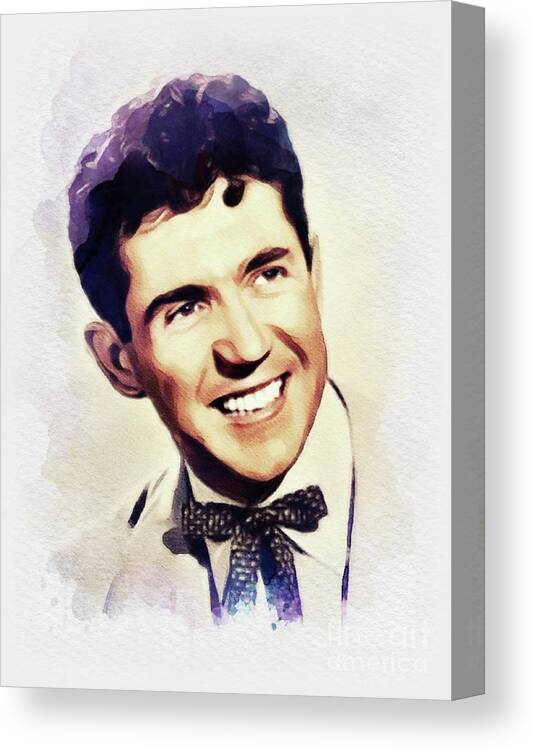 Sonny Canvas Print featuring the painting Sonny James, Music Legend #4 by Esoterica Art Agency