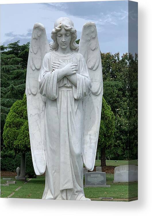 Angel Canvas Print featuring the photograph At Peace by Lee Darnell
