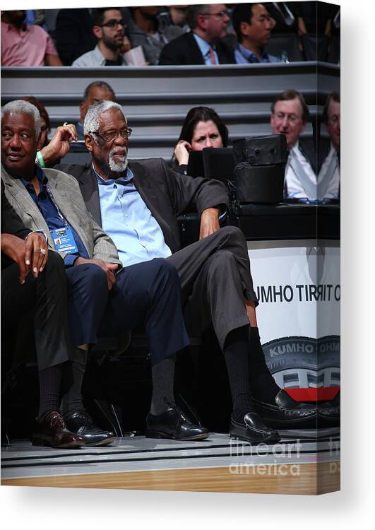 Event Canvas Print featuring the photograph Bill Russell by Nathaniel S. Butler