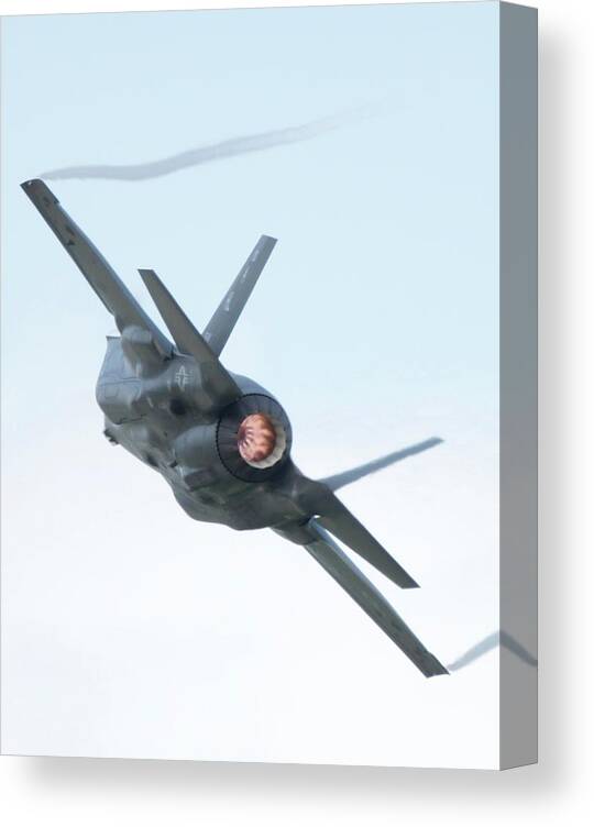 F35 Canvas Print featuring the photograph Candle Is Lit by Greg Hayhoe