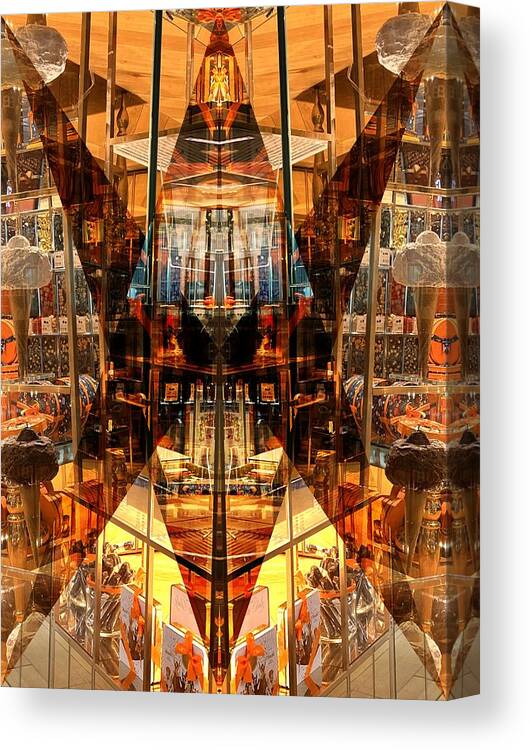 Candy Store Canvas Print featuring the digital art Candy Store by Nancy Merkle