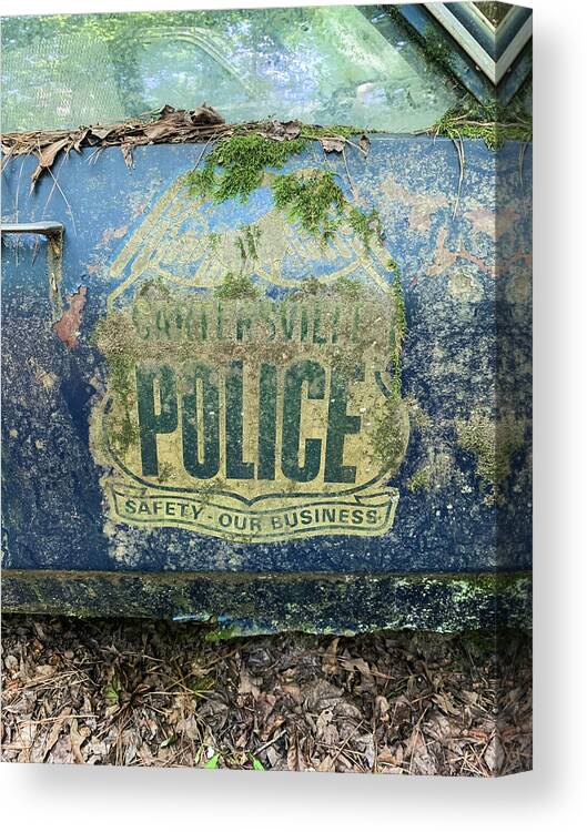 Classic Canvas Print featuring the photograph Cartersville Police Department by George Strohl