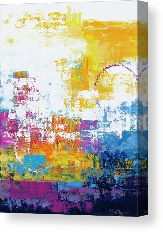 Cheers Canvas Print featuring the painting Cheers to the Wish by Linda Bailey