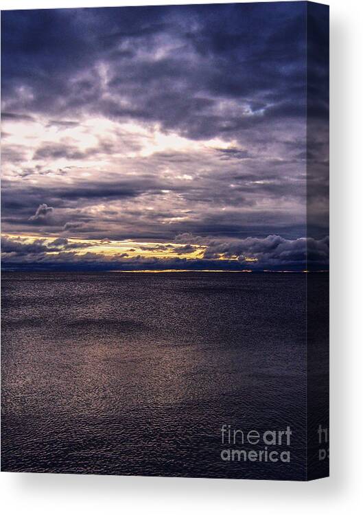 Michigan Canvas Print featuring the photograph Cloud Cover by Phil Perkins