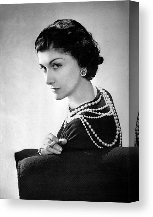 Coco Chanel Print Canvas Print / Canvas Art by Nicholas Fowler