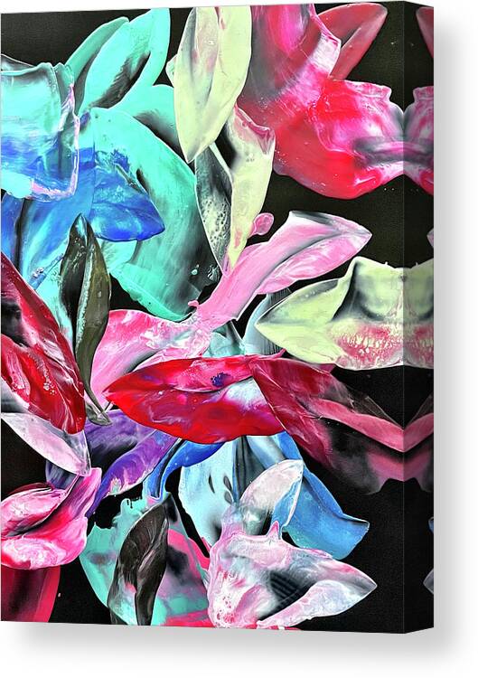  Canvas Print featuring the painting Colorful by Tommy McDonell