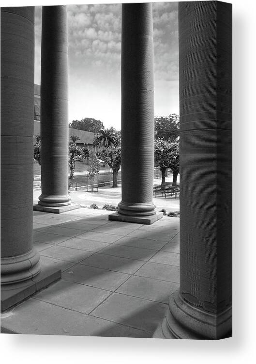 Columns Canvas Print featuring the photograph Columns 6 by Mike McGlothlen