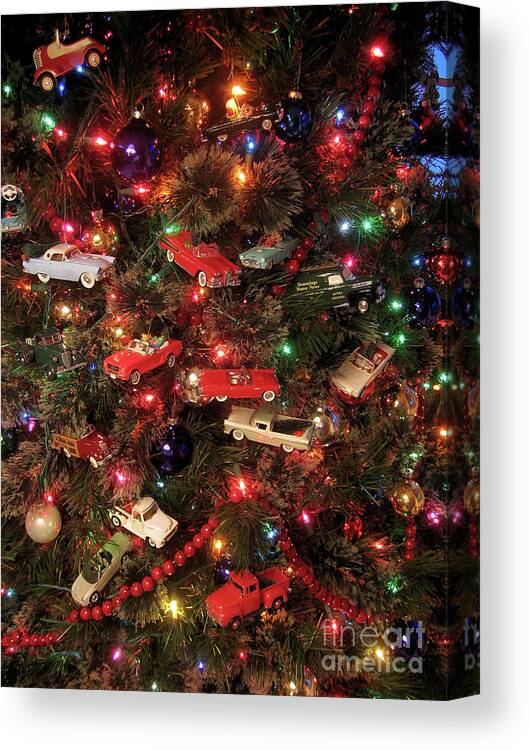 Cruising Canvas Print featuring the photograph Cruisin Round The Christmas Tree by Ron Long
