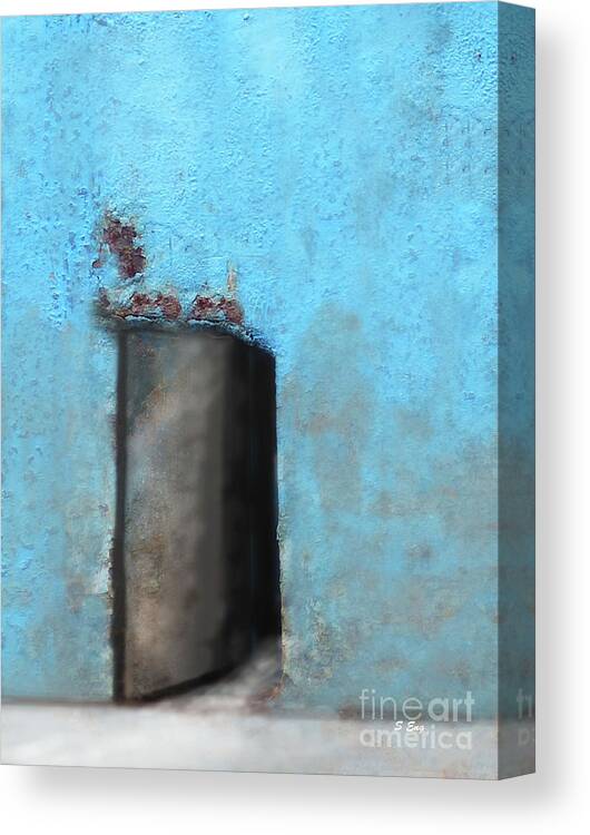 Abstract Canvas Print featuring the painting Do Come In 300 by Sharon Williams Eng