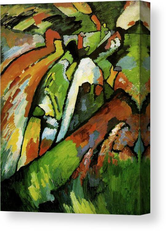 Wassily Canvas Print featuring the painting Improvisation VII by Wassily Kandinsky