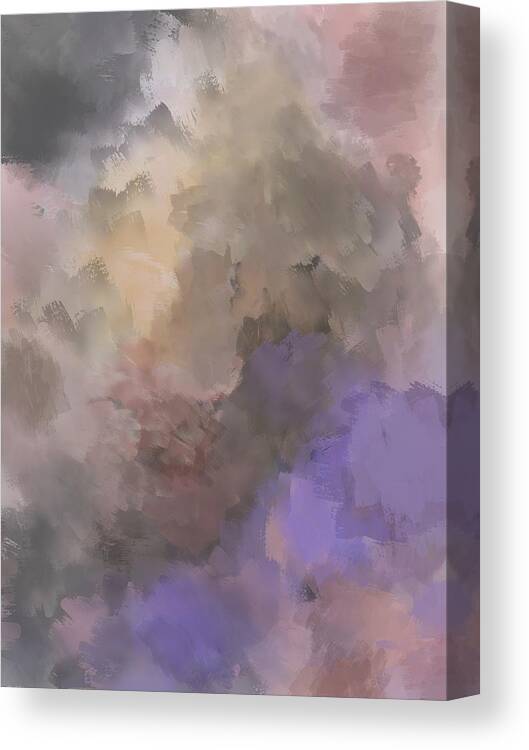  Canvas Print featuring the digital art In The Clouds by Michelle Hoffmann