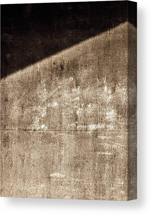 Abstract Canvas Print featuring the photograph Into Darkness by Wim Lanclus