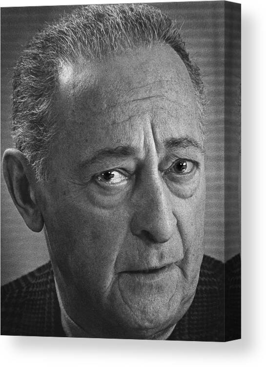 © 2020 Jay Heifetz Photography Canvas Print featuring the photograph Jascha Heifetz Portrait by Jay Heifetz