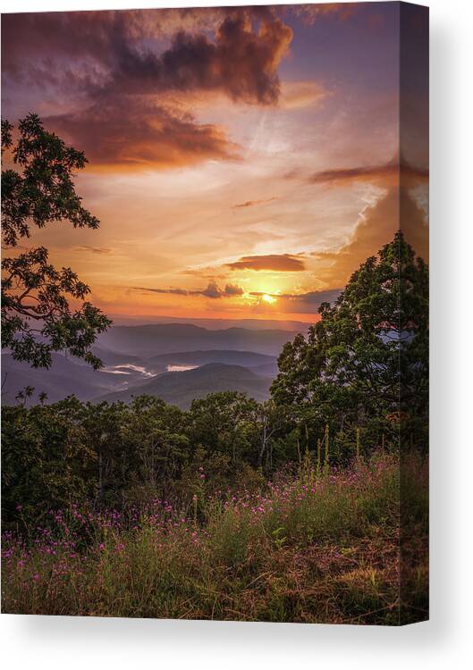 Sunset Canvas Print featuring the photograph J's Hope by Tricia Louque