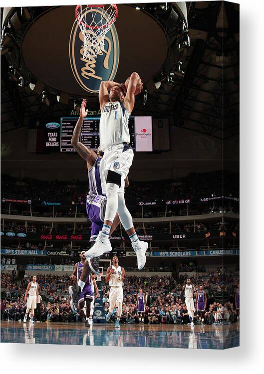 Justin Anderson Canvas Print featuring the photograph Justin Anderson by Glenn James