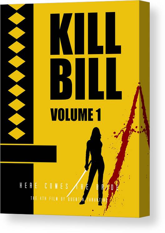 Kill Canvas Print featuring the digital art Kill Bill #09 by Andrea Gatti