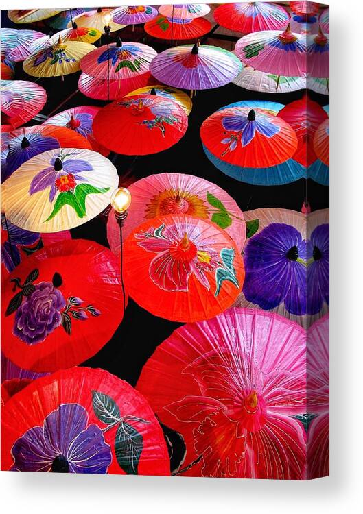 Colorful Canvas Print featuring the photograph Madam Mams by Gia Marie Houck