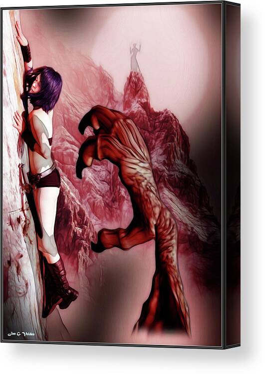 Fantasy Canvas Print featuring the photograph Out of Reach by Jon Volden